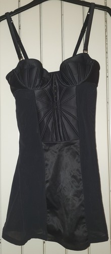 Senza black babydoll dress - black,