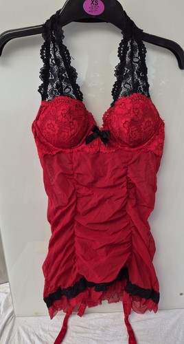 Senza red black camisole - &,