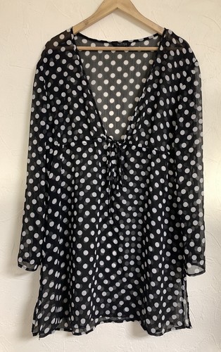 Senza black white polka dot - polka,