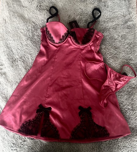 Senza pink babydoll thong - la,