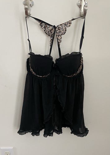 Senza black lingerie size - la,